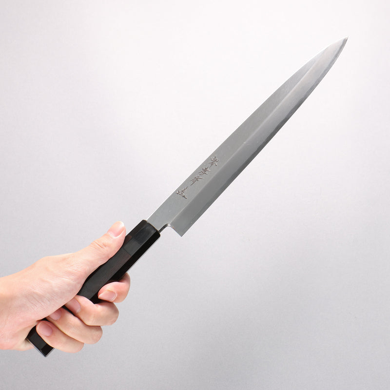 Sakai Takayuki Silver Steel No.3 Yanagiba 270mm Ebony Wood (ferrule: Black Water Buffalo Horn) Handle - Japannywholesale