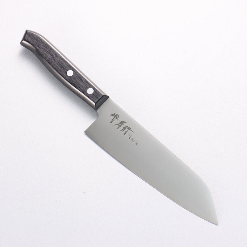 Sakai Takayuki Sumire VG10 Santoku 165mm Black Pakka wood Handle - Japannywholesale