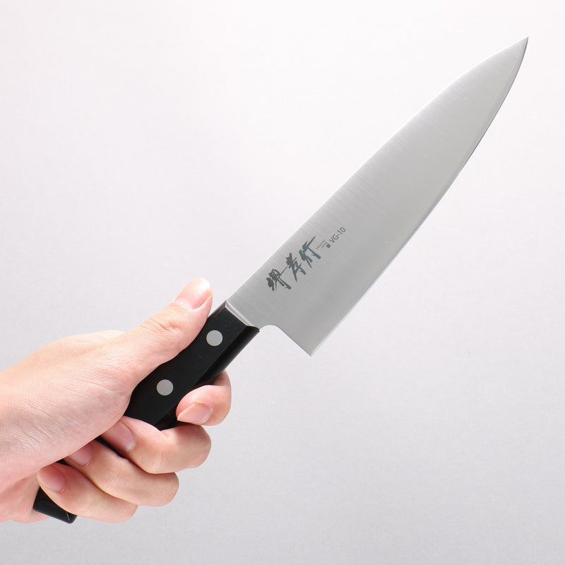 Sakai Takayuki Sumire VG10 Gyuto 180mm Black Pakka wood Handle - Japannywholesale