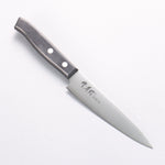 Sakai Takayuki Sumire VG10 Petty-Utility 130mm Black Pakka wood Handle - Japannywholesale