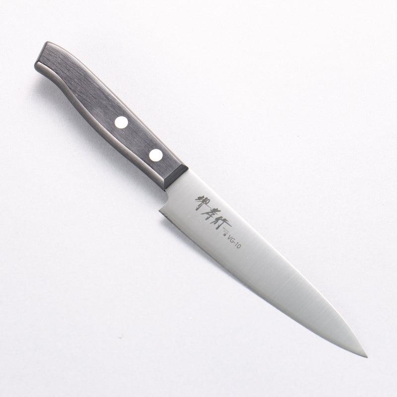 Sakai Takayuki Sumire VG10 Petty-Utility 130mm Black Pakka wood Handle - Japannywholesale