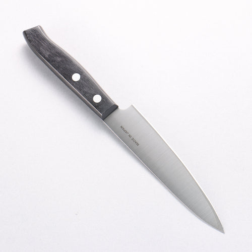 Sakai Takayuki Sumire VG10 Petty-Utility 130mm Black Pakka wood Handle - Japannywholesale