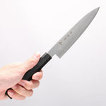 Sakai Takayuki Silver Steel No.3 Petty-Utility 150mm Ebony Wood Handle - Japannywholesale