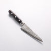 Seisuke VG10 8 Layer Damascus Migaki Finished Honesuki Boning 150mm Black Pakka wood Handle - Japannywholesale