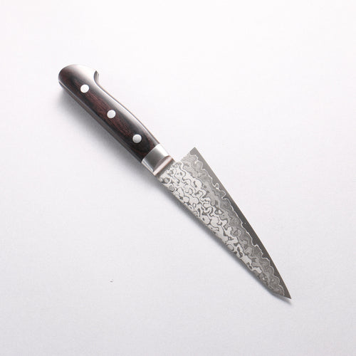 Seisuke VG10 8 Layer Damascus Migaki Finished Honesuki Boning 150mm Black Pakka wood Handle - Japannywholesale