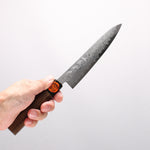 Shigeki Tanaka VG10 17 Layer Damascus Petty-Utility 150mm Walnut Handle - Japannywholesale