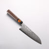 Shigeki Tanaka VG10 17 Layer Damascus Santoku 165mm Walnut Handle - Japannywholesale