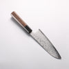 Shigeki Tanaka VG10 17 Layer Damascus Santoku 165mm Walnut Handle - Japannywholesale