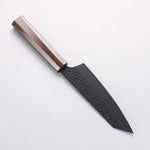 Sakai Takayuki Kurokage VG10 Kiritsuke Santoku 160mm Ebony(6 sided teardrop) Handle - Japannywholesale