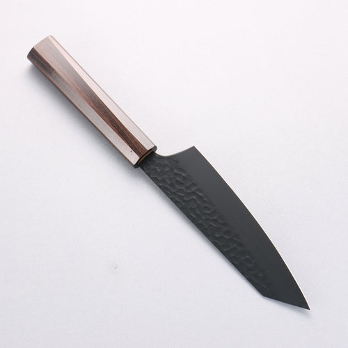 Sakai Takayuki Kurokage VG10 Kiritsuke Santoku 160mm Ebony(6 sided teardrop) Handle - Japannywholesale