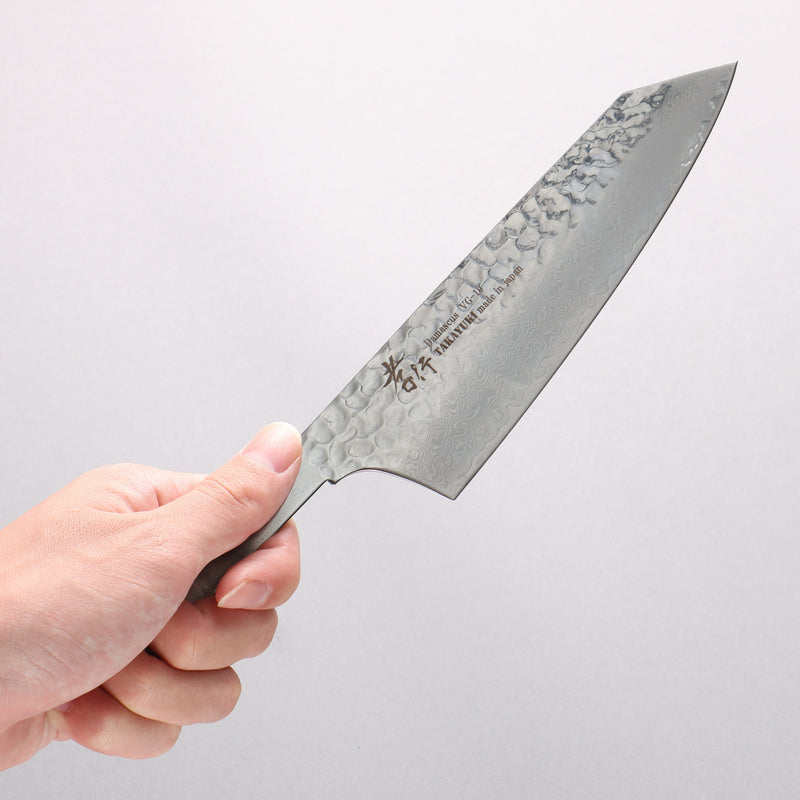 Sakai Takayuki VG10 33 Layer Damascus Kengata Santoku 160mm(Blade only) - Japannywholesale