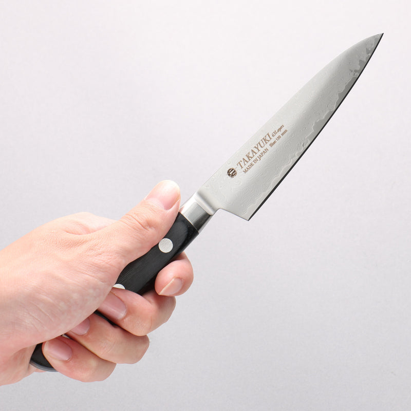 Sakai Takayuki Molybdenum 63 Layer Damascus Petty-Utility 120mm - Japannywholesale