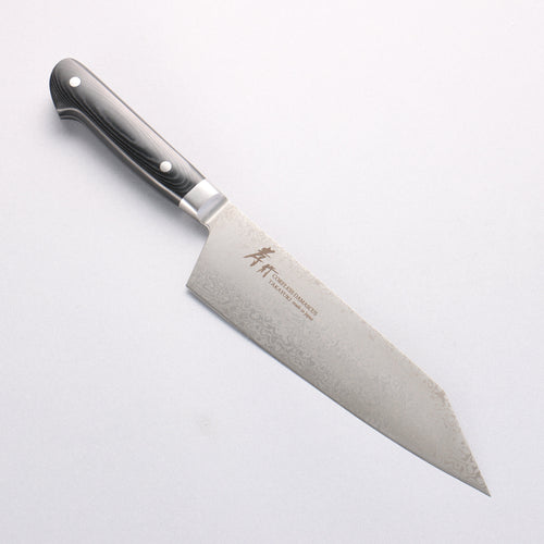 Sakai Takayuki Coreless Damascus Kengata Gyuto 190mm Black Micarta Handle - Japannywholesale
