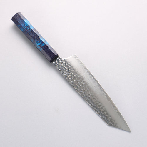 Sakai Takayuki Nanairo VG10 33 Layer Kengata Gyuto 190mm ABS resin(Turquoise tortoiseshell) Handle - Japannywholesale