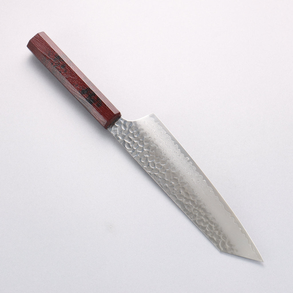 Sakai Takayuki Nanairo VG10 33 Layer Kengata Gyuto 190mm ABS resin(Tortoiseshell) Handle - Japannywholesale
