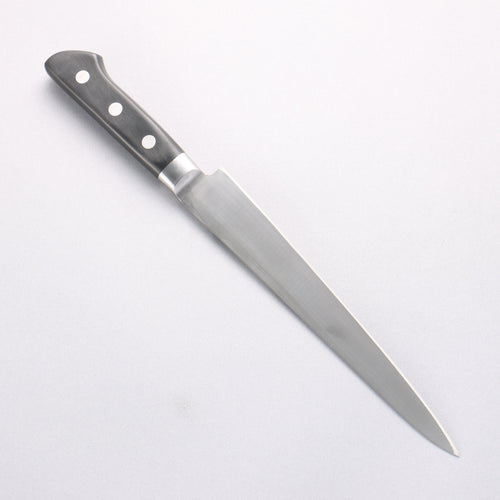 Sakai Takayuki [Left Handed] Japanese Steel Sujihiki 210mm Black Pakka wood Handle - Japannywholesale