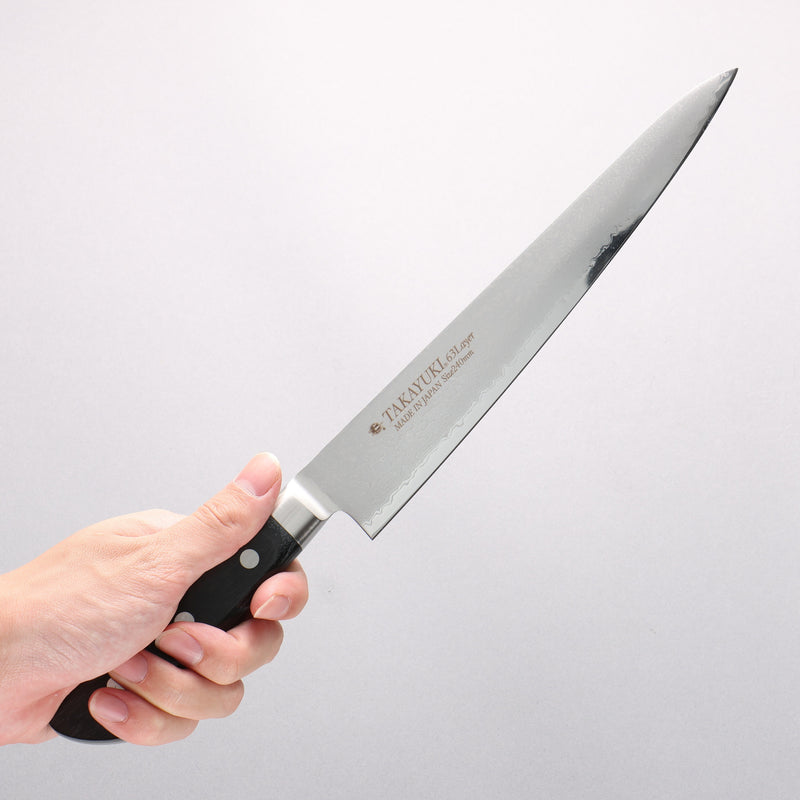 Sakai Takayuki Molybdenum 63 Layer Damascus Sujihiki 240mm - Japannywholesale