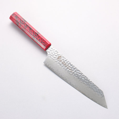 Sakai Takayuki Nanairo VG10 33 Layer Kengata Gyuto 190mm ABS resin(Red tortoiseshell) Handle - Japannywholesale