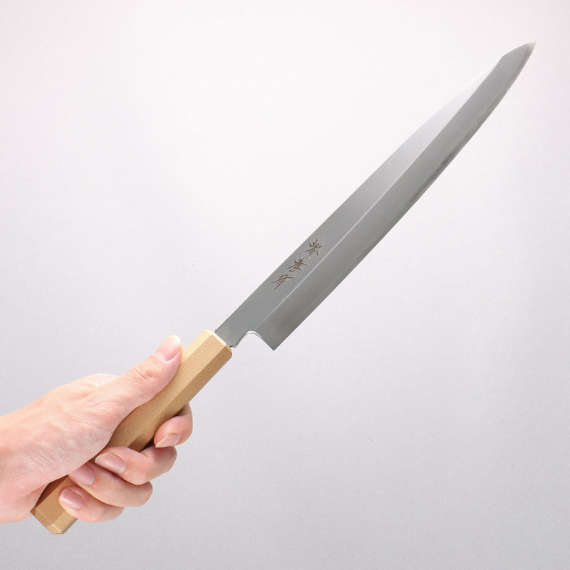 Sakai Takayuki Nanairo INOX Molybdenum Yanagiba 270mm ABS resin(Gold pearl) Handle - Japannywholesale