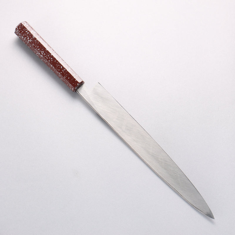 Sakai Takayuki Nanairo INOX Molybdenum Yanagiba 270mm ABS resin(lacquerwareThe pattern of silver stones) Handle - Japannywholesale