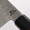 Higuchi Silver Steel No.3 Nashiji Gyuto 210mm Black Pakka wood Handle - Japannywholesale
