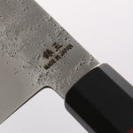 Higuchi Silver Steel No.3 Nashiji Gyuto 210mm Black Pakka wood Handle - Japannywholesale