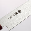 Higuchi SG2 Damascus Migaki Finished Kiritsuke Petty-Utility 150mm Red Pakka wood Handle - Japannywholesale