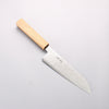 Seisuke ZA-18 Damascus Migaki Finished Santoku 180mm White Oak Handle - Japannywholesale