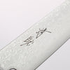 Seisuke VG10 Damascus Kiritsuke Petty-Utility 120mm Teak (ferrule: Black Plastic) Handle - Japannywholesale