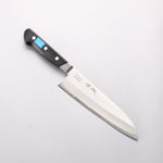Seisuke Swedish Steel (Sandvik) Santoku 180mm Black Pakka wood Handle - Japannywholesale