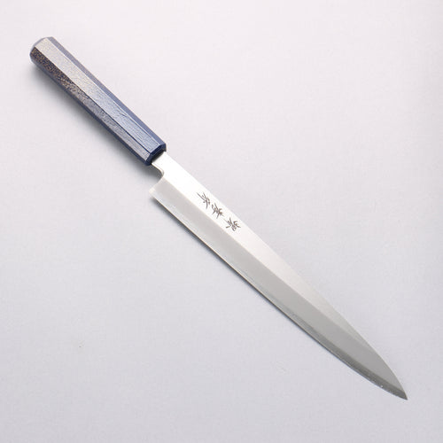 Sakai Takayuki Nanairo INOX Molybdenum Yanagiba 240mm ABS resin(Turquoise pearl) Handle - Japannywholesale