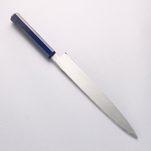 Sakai Takayuki Nanairo INOX Molybdenum Yanagiba 240mm ABS resin(Turquoise pearl) Handle - Japannywholesale