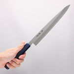 Sakai Takayuki Nanairo INOX Molybdenum Yanagiba 240mm ABS resin(Turquoise pearl) Handle - Japannywholesale
