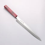 Sakai Takayuki Nanairo INOX Molybdenum Yanagiba 270mm ABS resin(Red tortoiseshell) Handle - Japannywholesale