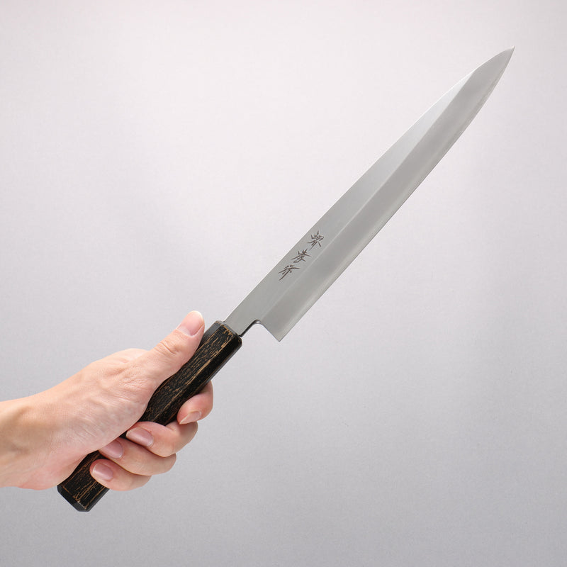Sakai Takayuki Nanairo INOX Molybdenum Yanagiba 270mm ABS resin(Black gold) Handle - Japannywholesale