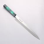 Sakai Takayuki Nanairo INOX Molybdenum Yanagiba 270mm ABS resin(Green tortoiseshell) Handle - Japannywholesale