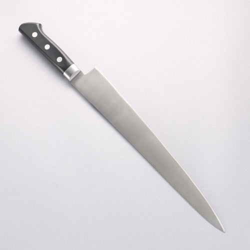 Sakai Takayuki [Left Handed] Japanese Steel Sujihiki 300mm Black Pakka wood Handle - Japannywholesale