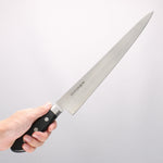 Sakai Takayuki [Left Handed] Japanese Steel Sujihiki 300mm Black Pakka wood Handle - Japannywholesale