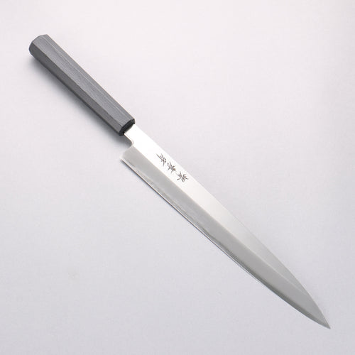 Sakai Takayuki Nanairo INOX Molybdenum Yanagiba 270mm ABS resin(Black Lacquered) Handle - Japannywholesale