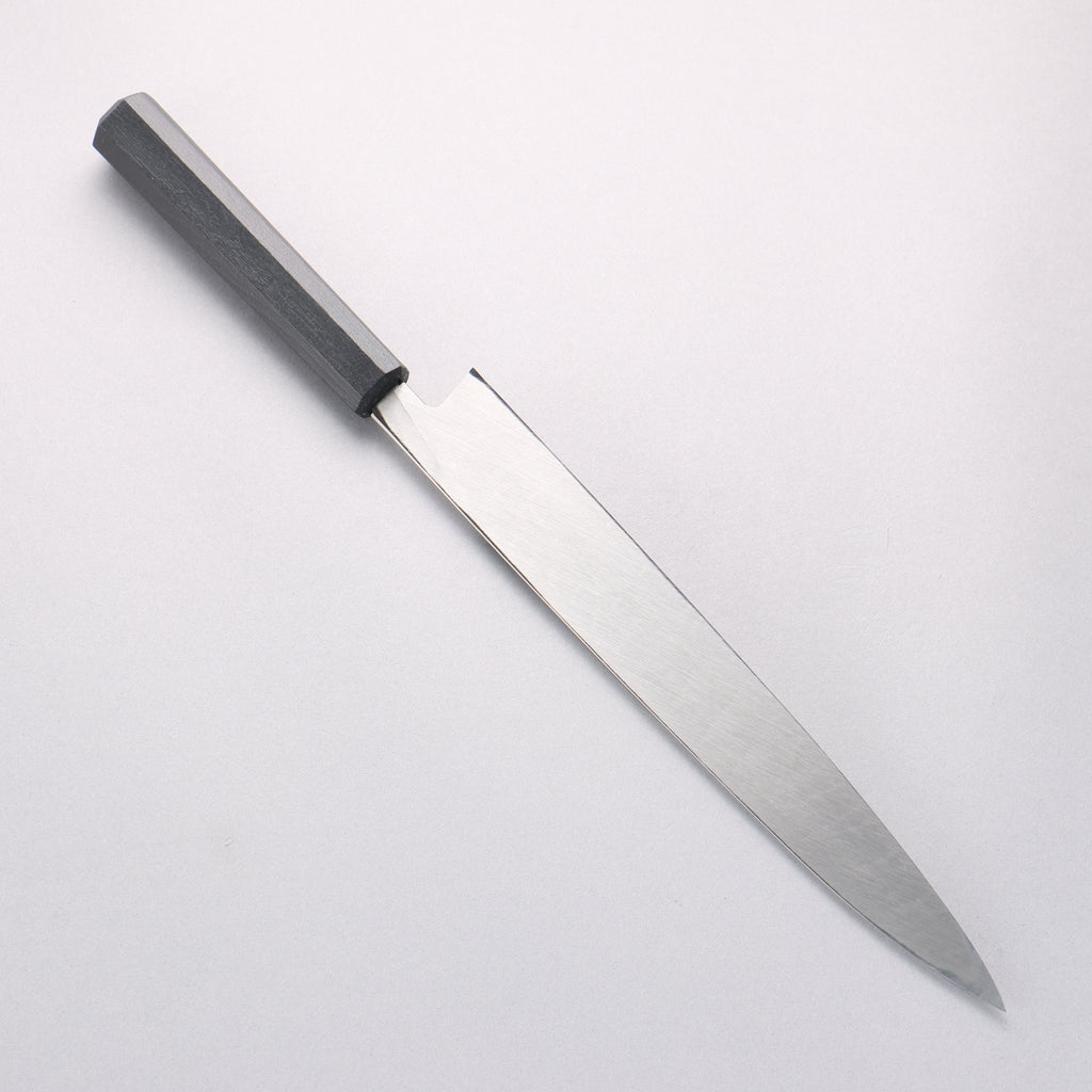 Sakai Takayuki Nanairo INOX Molybdenum Yanagiba 270mm ABS resin(Black Lacquered) Handle - Japannywholesale