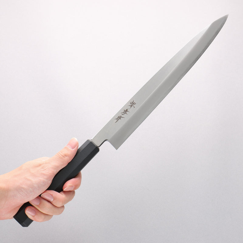 Sakai Takayuki Nanairo INOX Molybdenum Yanagiba 270mm ABS resin(Black Lacquered) Handle - Japannywholesale