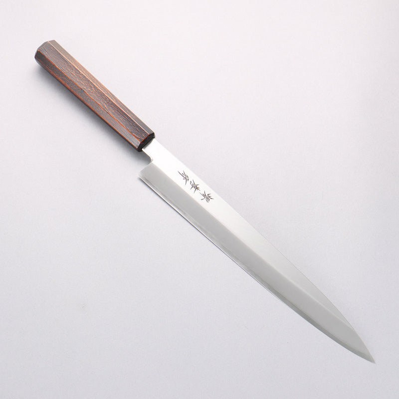 Sakai Takayuki Nanairo INOX Molybdenum Yanagiba 270mm ABS resin(Retro wood grain) Handle - Japannywholesale