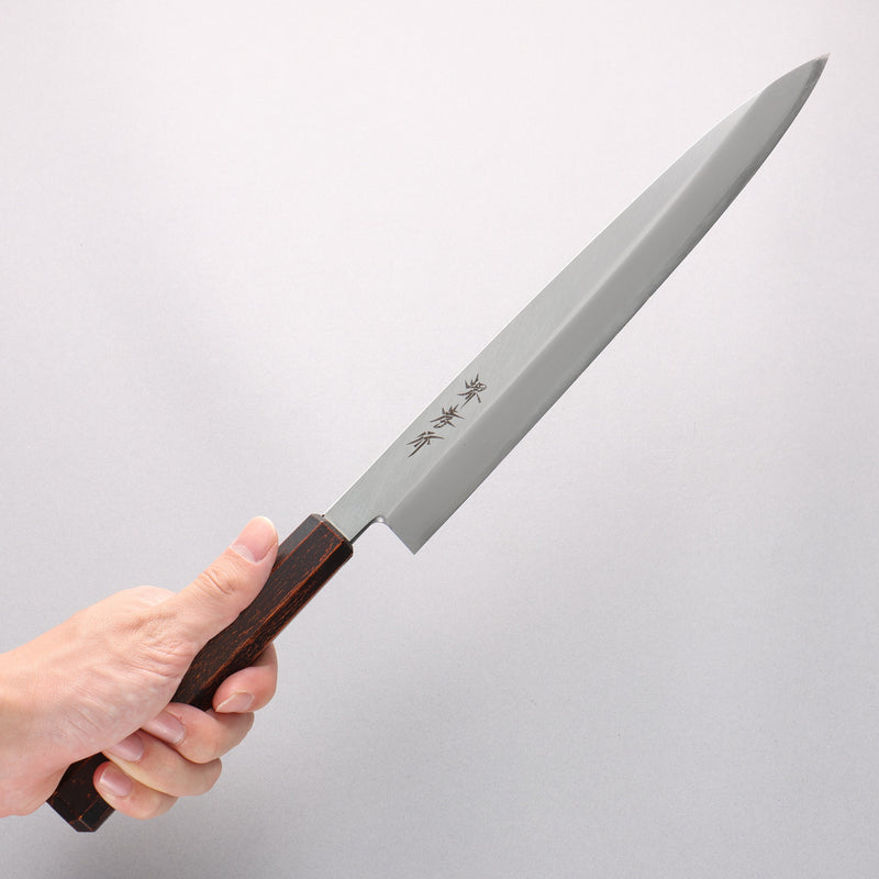 Sakai Takayuki Nanairo INOX Molybdenum Yanagiba 270mm ABS resin(Retro wood grain) Handle - Japannywholesale