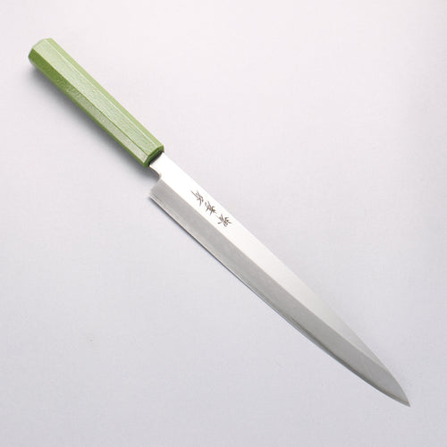 Sakai Takayuki Nanairo INOX Molybdenum Yanagiba 270mm ABS resin(Green pearl) Handle - Japannywholesale