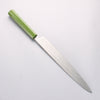 Sakai Takayuki Nanairo INOX Molybdenum Yanagiba 270mm ABS resin(Green pearl) Handle - Japannywholesale