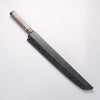 Sakai Takayuki Ginryu Honyaki Swedish Steel Mirrored Finish Sakimaru Yanagiba 300mm Stabilized wood Handle with Sheath - Japannywholesale