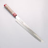 Sakai Takayuki Ginryu Honyaki Swedish Steel Mirrored Finish Sakimaru Yanagiba 300mm Stabilized wood Handle with Sheath - Japannywholesale