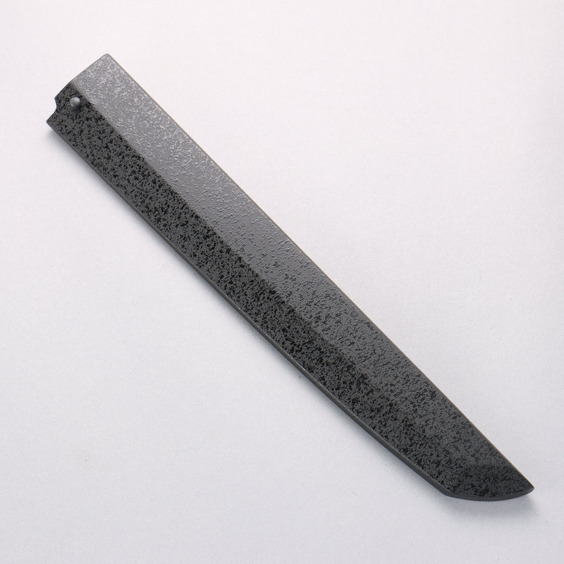 Sakai Takayuki Ginryu Honyaki Swedish Steel Mirrored Finish Sakimaru Yanagiba 300mm Stabilized wood Handle with Sheath - Japannywholesale