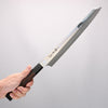 Sakai Takayuki Ginryu Honyaki Swedish Steel Mirrored Finish Kengata Yanagiba 300mm Wenge with Double Water Buffalo Ring Handle with Sheath - Japannywholesale