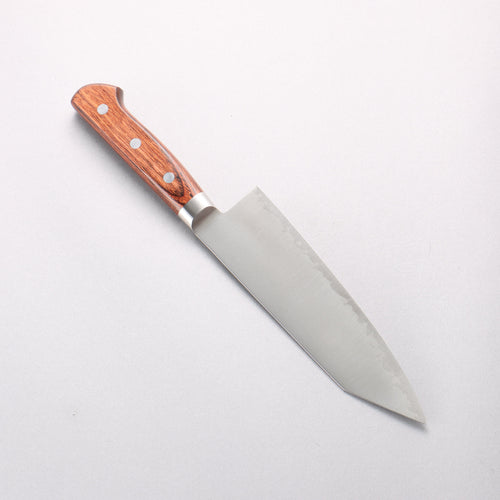 Kanjyo HAP40 Kiritsuke Santoku 180mm Mahogany Handle - Japannywholesale